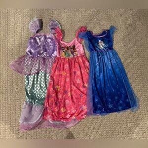Disney Princess Dress Collection in Pink, Purple, and Blue